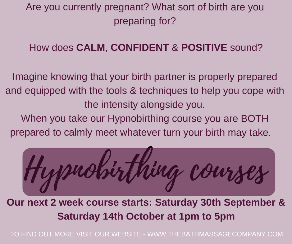 Hypnobirthing Nov 16 dates
